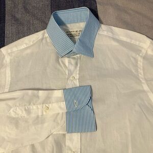Etro Sartoria Uomo DAL 1968 Mens Dress Shirt Sz 40 White